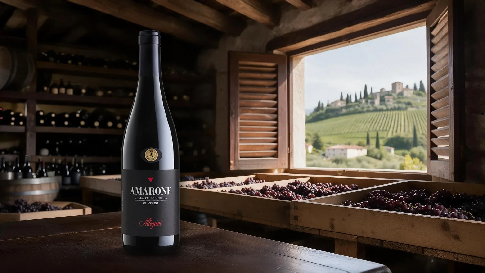 Butelka wina Allegrini Amarone della Valpolicella Classico