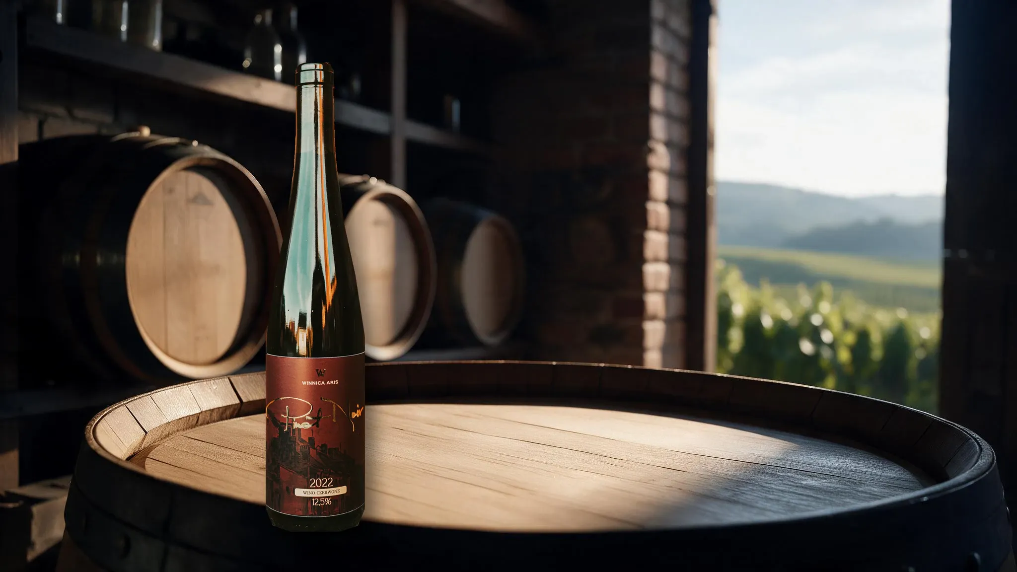 Butelka wina Winnica Aris Pinot Noir