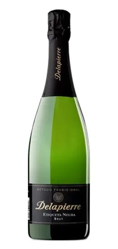 Butelka wina Cava Delapierre Etiqueta Negra Brut