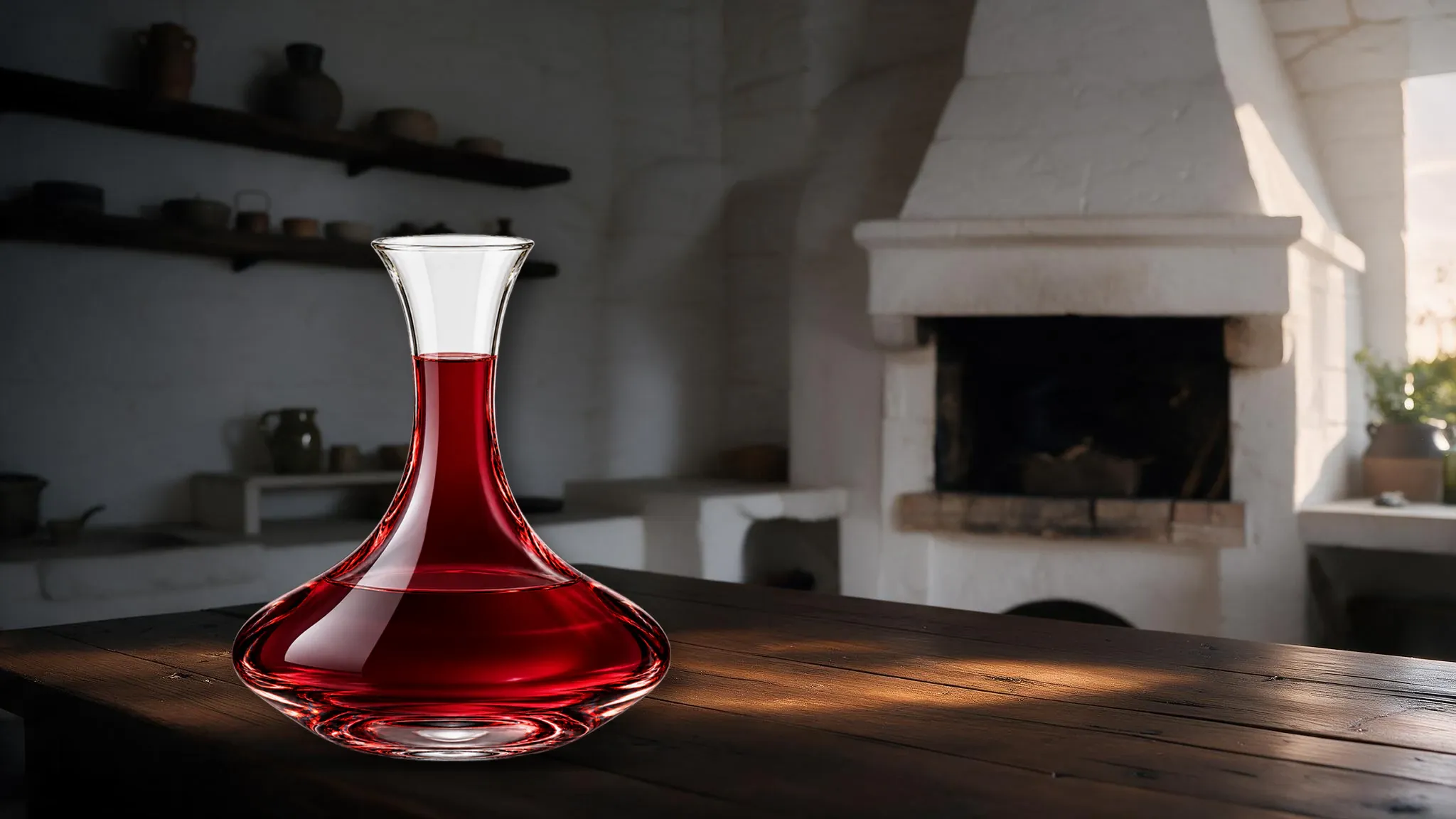 Dekanter z winem Domodo Rosso
