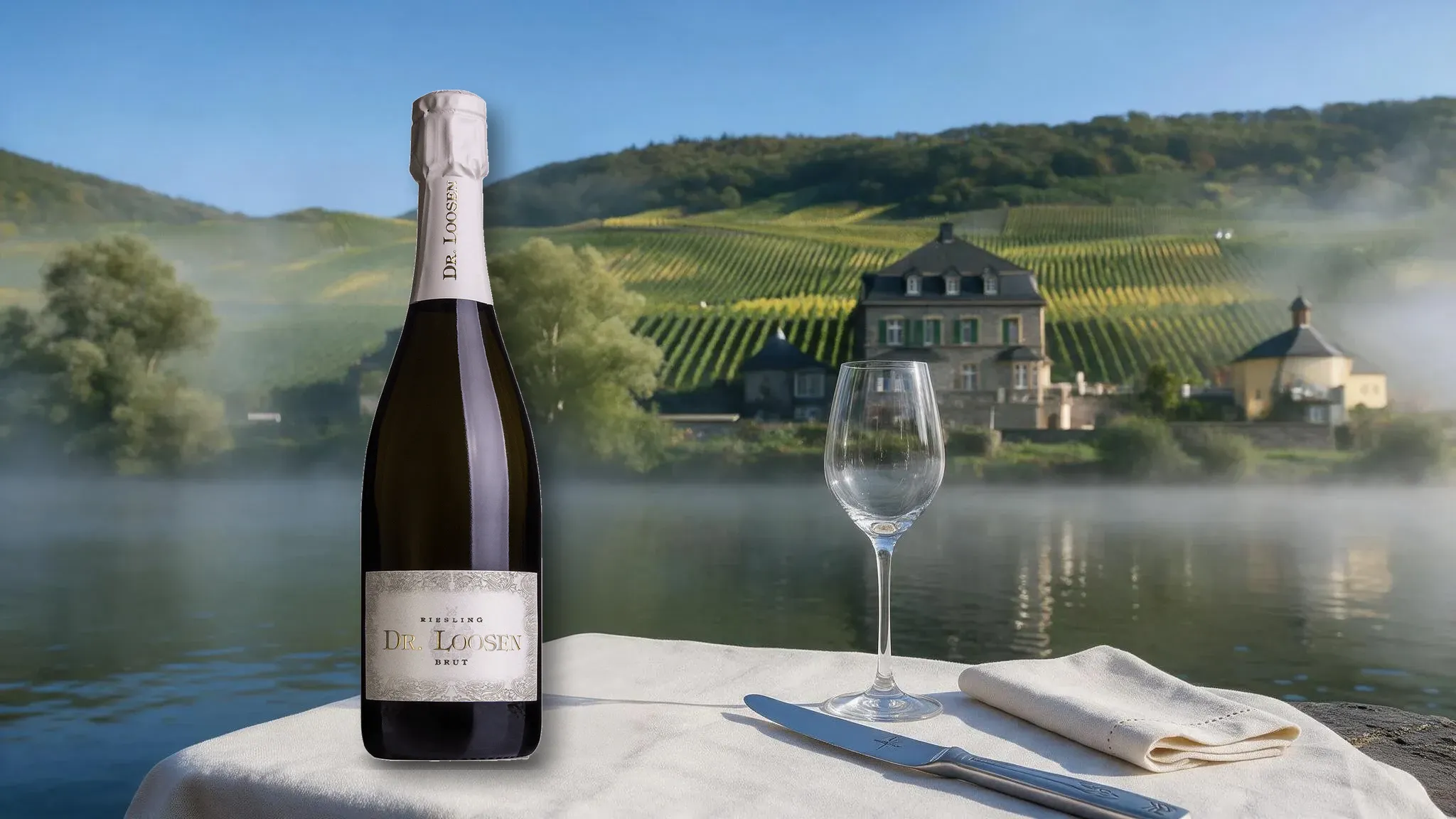 Butelka wina Dr. Loosen Riesling Sekt Brut