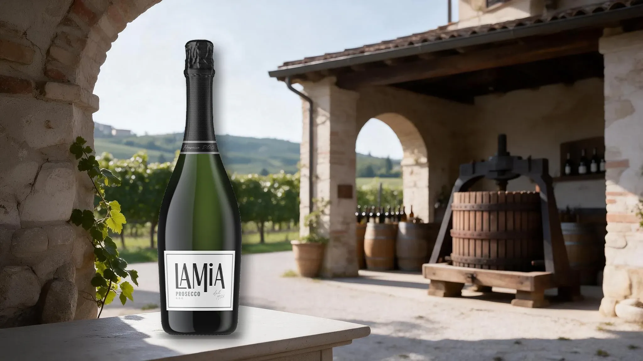 Butelka wina Lamia Prosecco