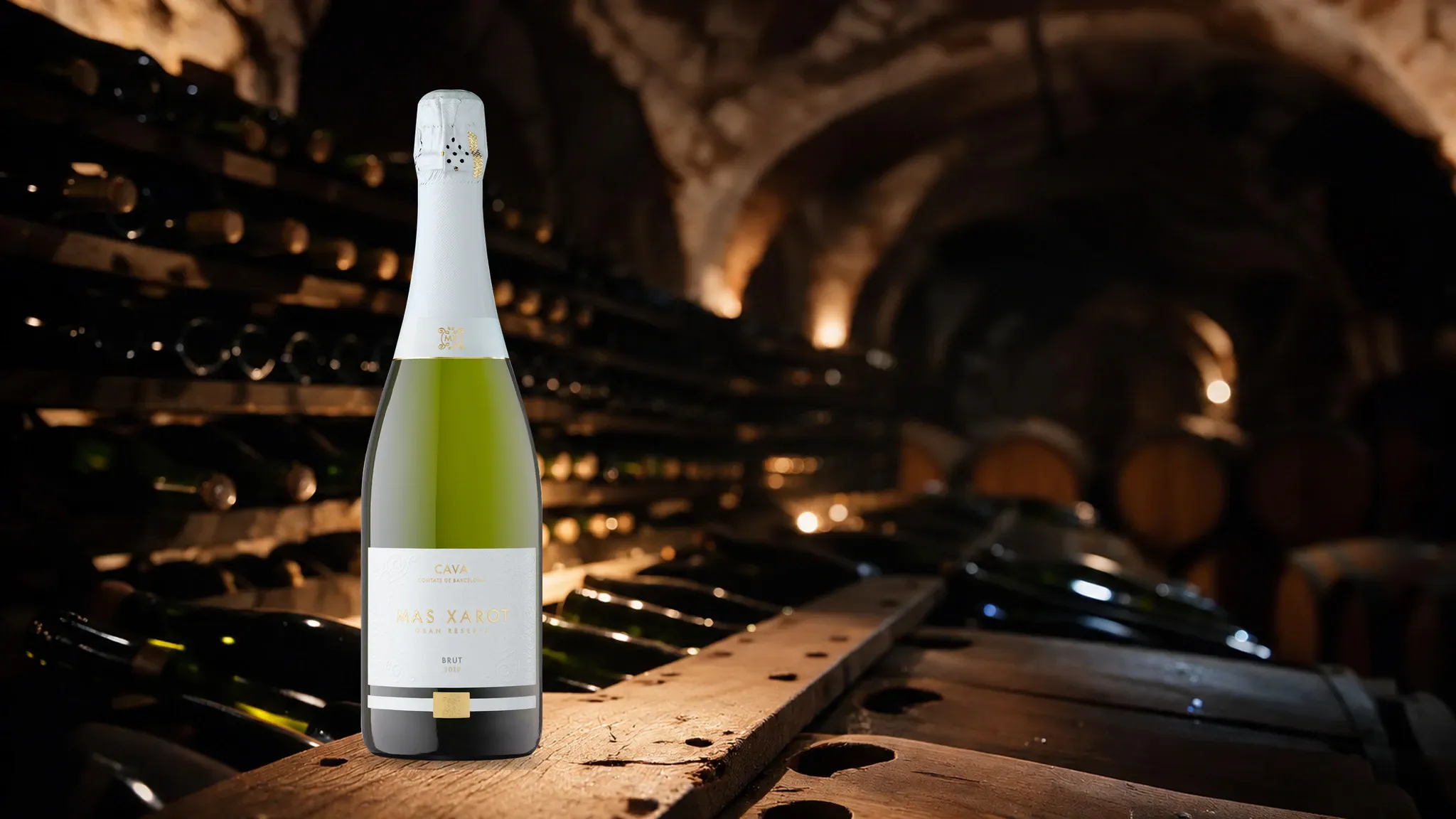 Butelka wina Mas Xarot Cava