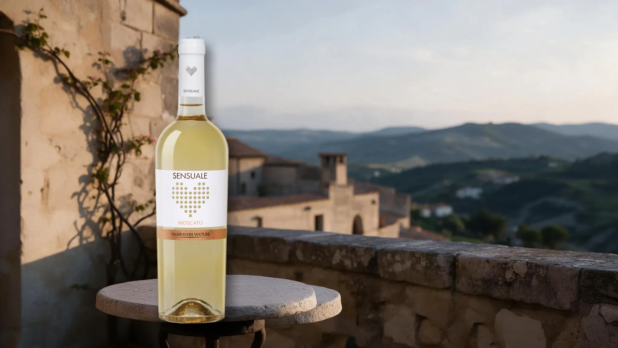 Butelka wina Sensuale Moscato